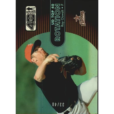 2002 Upper Deck 40-Man Electric Rainbow #1132 Roy Oswalt RT