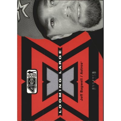 2002 Upper Deck 40-Man Looming Large Jerseys #LJBA Jeff Bagwell