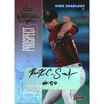 2003 Donruss Champions Autographs #117 Kirk Saarloos/149