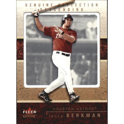 2003 Fleer Genuine Reflection Descending #37 Lance Berkman/94