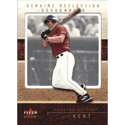 2003 Fleer Genuine Reflection Descending #51 Jeff Kent/80