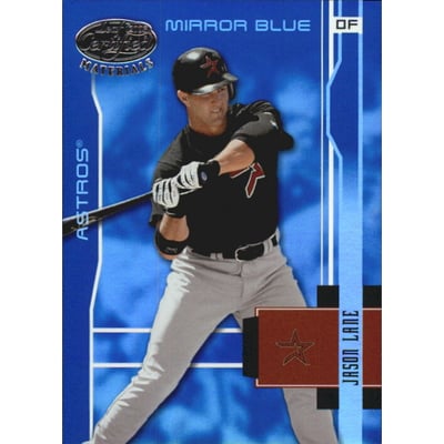 2003 Leaf Certified Materials Mirror Blue #71 Jason Lane