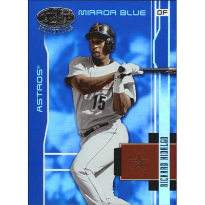 2003 Leaf Certified Materials Mirror Blue #74 Richard Hidalgo