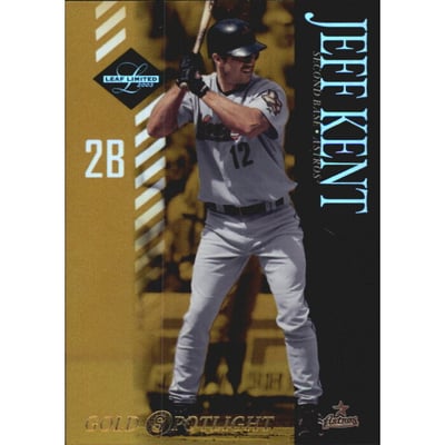 2003 Leaf Limited Gold Spotlight #21 Jeff Kent Astros