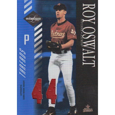 2003 Leaf Limited Threads Number #74 Roy Oswalt A/44