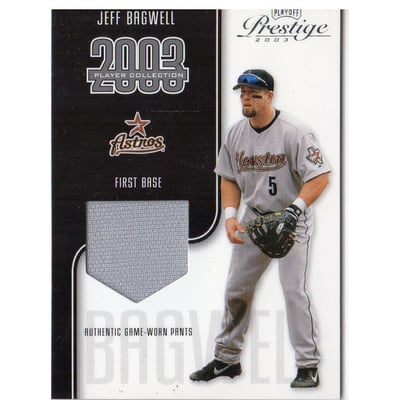2003 Playoff Prestige Player Collection #3 Jeff Bagwell Jsy