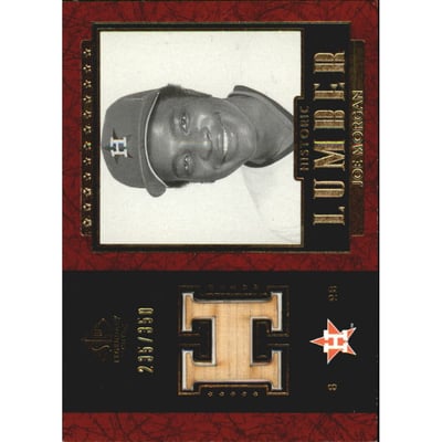 2003 SP Legendary Cuts Historic Lumber #JM1 Joe Morgan Astros/350
