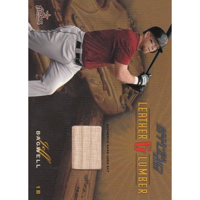2003 Studio Leather and Lumber #LL19 Jeff Bagwell Bat/400