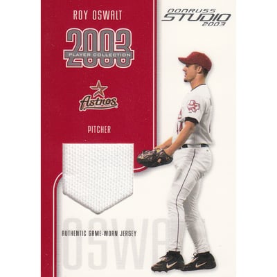 2003 Studio Player Collection #62 Roy Oswalt Jsy