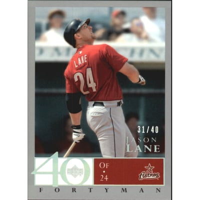2003 Upper Deck 40-Man Rainbow #384 Jason Lane
