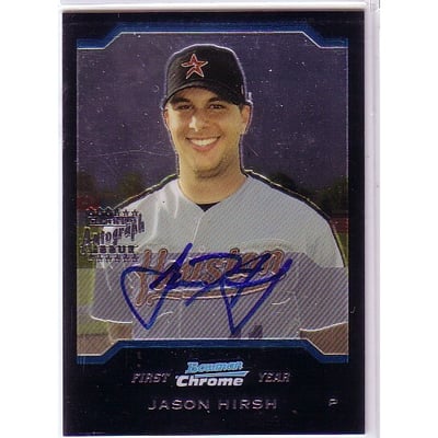 2004 Bowman Chrome #338 Jason Hirsh AU RC
