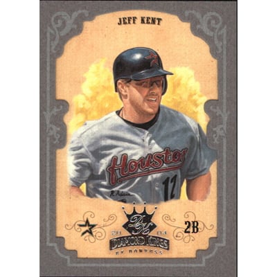 2004 Diamond Kings Framed Silver #9 Jeff Kent