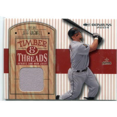 2004 Donruss Timber and Threads #TT11 Jeff Bagwell Jsy