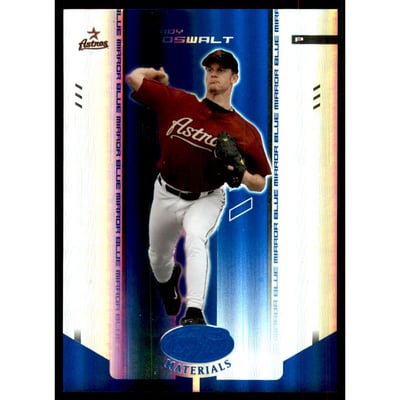 2004 Leaf Certified Materials Mirror Blue #166 Roy Oswalt