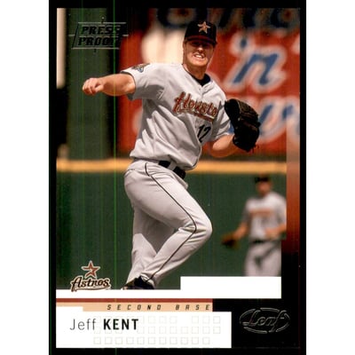 2004 Leaf Press Proofs Silver #139 Jeff Kent