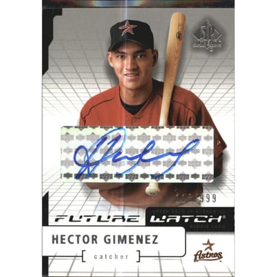 2004 SP Authentic Future Watch Autograph #105 Hector Gimenez FW