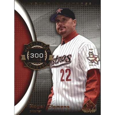 2004 SP Game Used Patch #73 Roger Clemens SN/300