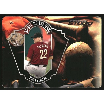 2004 Studio Spirit of the Game Die Cut #SOG6 Roger Clemens