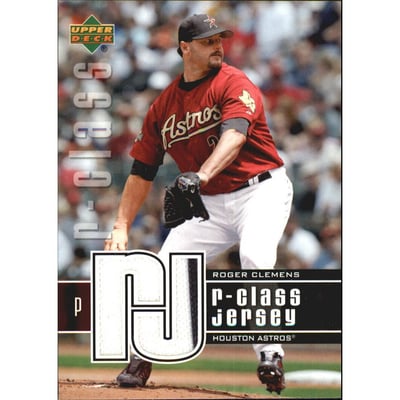 2004 Upper Deck r-class Jersey #RC Roger Clemens