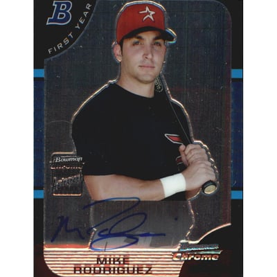 2005 Bowman Chrome #336 Mike Rodriguez AU RC