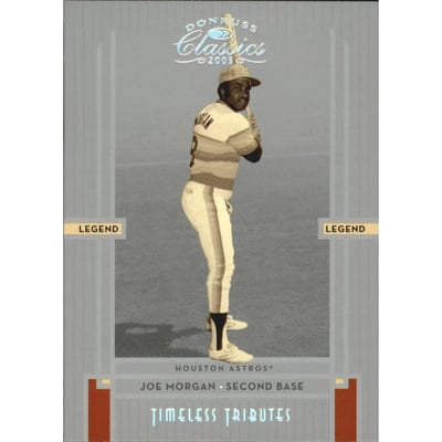 2005 Donruss Classics Timeless Tributes Silver #242 Joe Morgan LGD