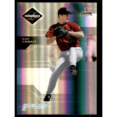 2005 Leaf Limited Silver Spotlight #45 Roy Oswalt