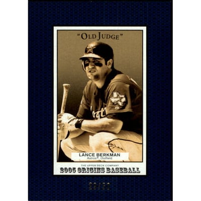 2005 Origins Old Judge Blue #62 Lance Berkman