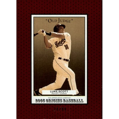 2005 Origins Old Judge Red #249 Luke Scott YS