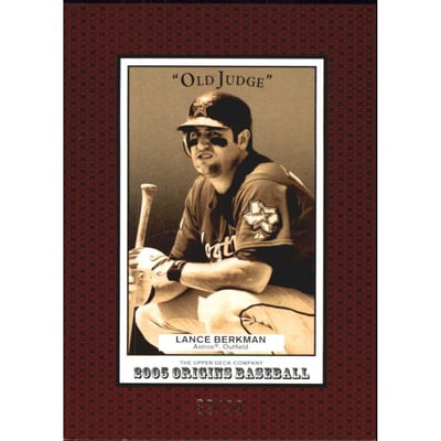 2005 Origins Old Judge Red #62 Lance Berkman