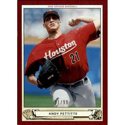 2005 Origins Red #55 Andy Pettitte