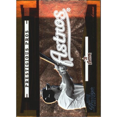 2005 Playoff Prestige Prestigious Pros Gold #PP17 Lance Berkman