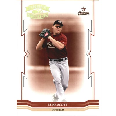 2005 Throwback Threads Gold #108 Luke Scott