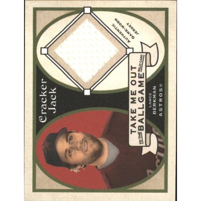 2005 Topps Cracker Jack Take Me Out to the Ballgame Mini Relics #LB2 Lance Berkman Jsy