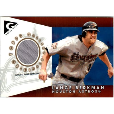 2005 Topps Gallery Originals Relics #LB Lance Berkman Jsy