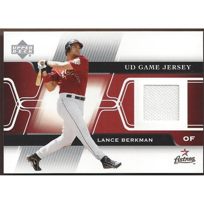 2005 Upper Deck Game Jersey #LB Lance Berkman