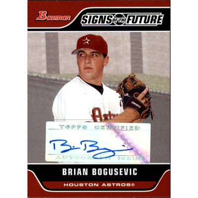 2006 Bowman Signs of the Future #BB Brian Bogusevic A