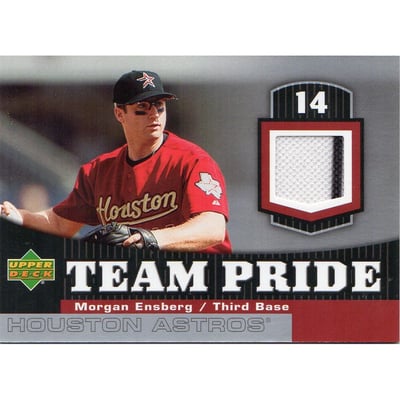2006 Upper Deck Team Pride Materials #ME Morgan Ensberg Jsy