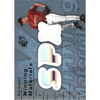 2007 SPx Winning Materials 175 Blue #RO Roy Oswalt/175