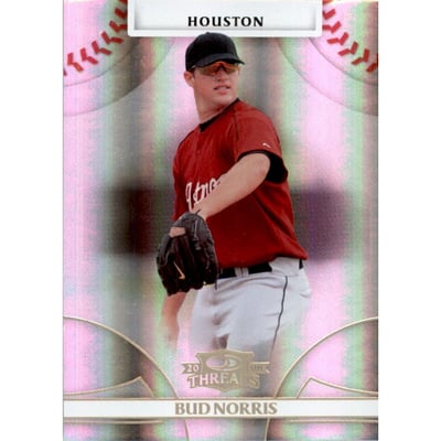 2008 Donruss Threads Century Proof Gold #64 Bud Norris