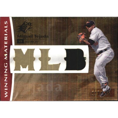 2008 SPx Winning Materials MLB 125 #TE Miguel Tejada