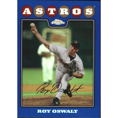 2008 Topps Chrome Blue Refractors #63 Roy Oswalt