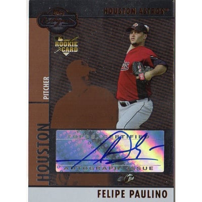2008 Topps Co-Signers Silver Bronze #111 Felipe Paulino AU
