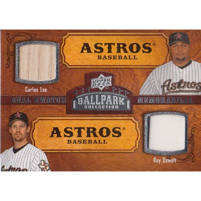 2008 Upper Deck Ballpark Collection #158 Carlos Lee/Roy Oswalt