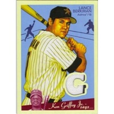 2008 Upper Deck Goudey Memorabilia #LB Lance Berkman