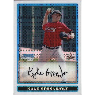 2009 Bowman Chrome Prospects X-Fractors #BCP135 Kyle Greenwalt
