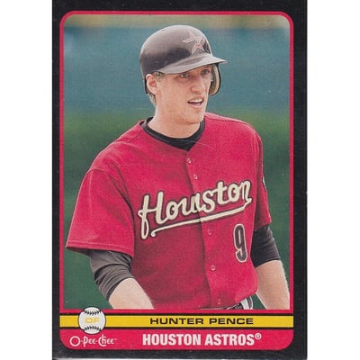 2009 O-Pee-Chee Black Mini #484 Hunter Pence