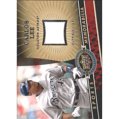 2009 Upper Deck 20th Anniversary Memorabilia #MLBCL Carlos Lee