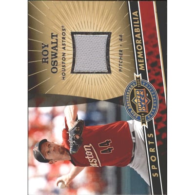 2009 Upper Deck 20th Anniversary Memorabilia #MLBRO Roy Oswalt