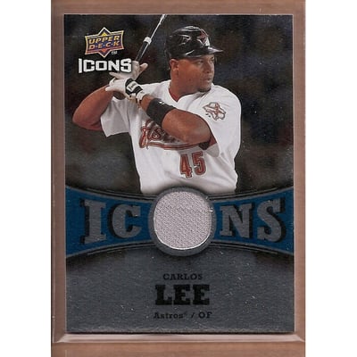 2009 Upper Deck Icons Icons Jerseys #CL Carlos Lee
