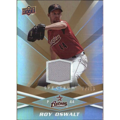 2009 Upper Deck Spectrum Gold Jersey #42 Roy Oswalt Jsy
